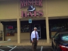 Mr. Alvin Lansky in front of his store in Memphis.