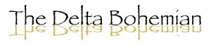 The Delta Bohemian logo in black and gold.