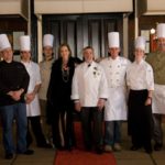 The Chefs of French Night Madidi with GM Madge Marley Howell and Chevalier Master French Chef Philippe Boulot