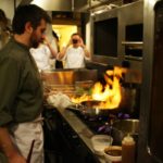 More action in the Kitchen during FRENCH NIGHT MADIDI. Photo by Rachel Bush.