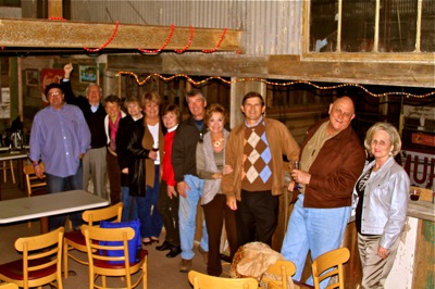 Poor William enjoying the Juke Joint Chapel show upstairs at the Shack Up Inn with some local Clarksdale folks. Photo by the DB