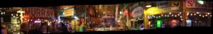 Panoramic image of the Juke Joint Chapel at the Shack Up Inn in Clarksdale, MS. Photo by The Delta Bohemian