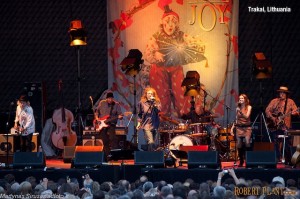 Robert Plant performing at Tuborg Green Rock Castle Fest in Trakai, Lithuania. Photo by Martynas Sirusas. Courtesy of RobertPlant.com