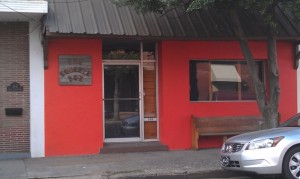 The Squeeze Box in downtown Clarksdale. Photo and signage by Delta Debris.