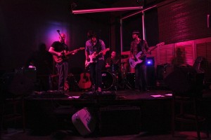 L-R: Quinn Loggins, Charlie Worsham, Scott Quintana and Brad Shapiro perform at the Pickled Okra in Cleveland Mississippi for the first time ever. Photo by DELTA BOHEMIAN