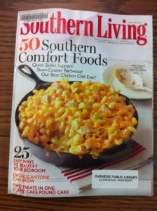 Southern Living Magazine January 2012 cover which features Clark House and Clarksdale in the Scenic Literary Route article.