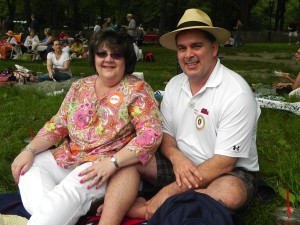 Ginger Johnson and John Sherman from Clarksdale at Mississippi Picnic in Central Park. PHOTO BY GUEST BOHEMIAN EB BLAKNEY