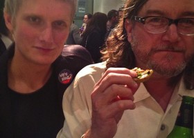 Mateusz Buczko, who Madge thought was adorable, and Poor William share a conversation but not appetite.