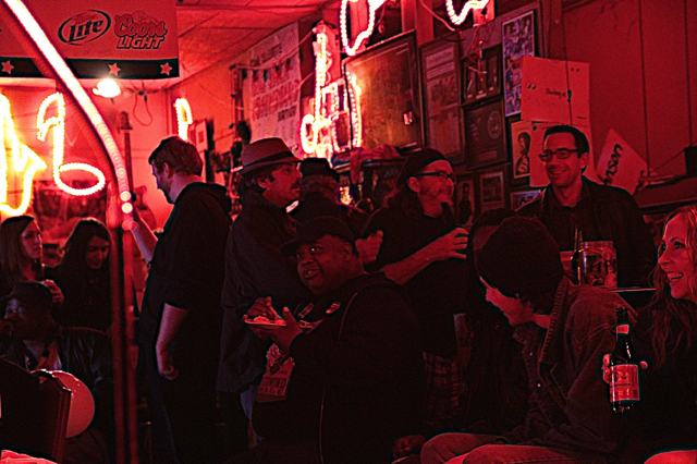 A crowd scene at Red's Blues Club in Clarksdale. Photo by Delta Bohemian