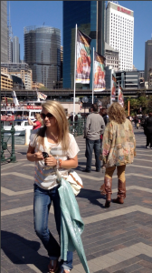 Bethany and Madge Marley Howell in Downtown Sydney. Photo by DELTA BOHEMIAN