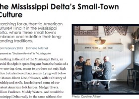 snapshot from Travel & Leisure article about Mississippi Delta