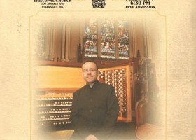 David Briggs organ concert, free admission.