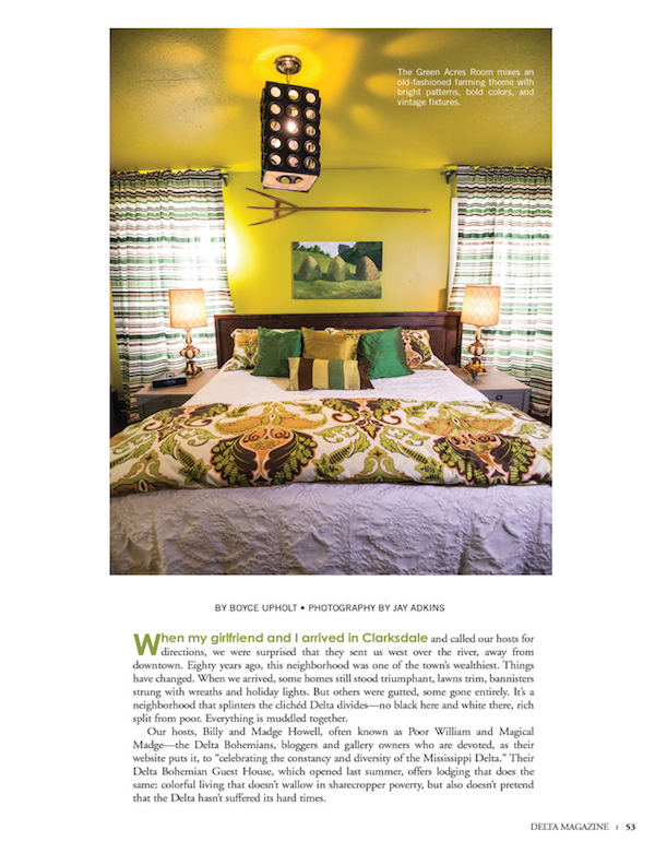 Delta Magazine Article WIDE OPEN DELTA pg 53