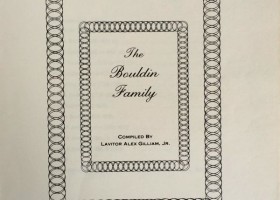 The Bouldin Family genealogy book.