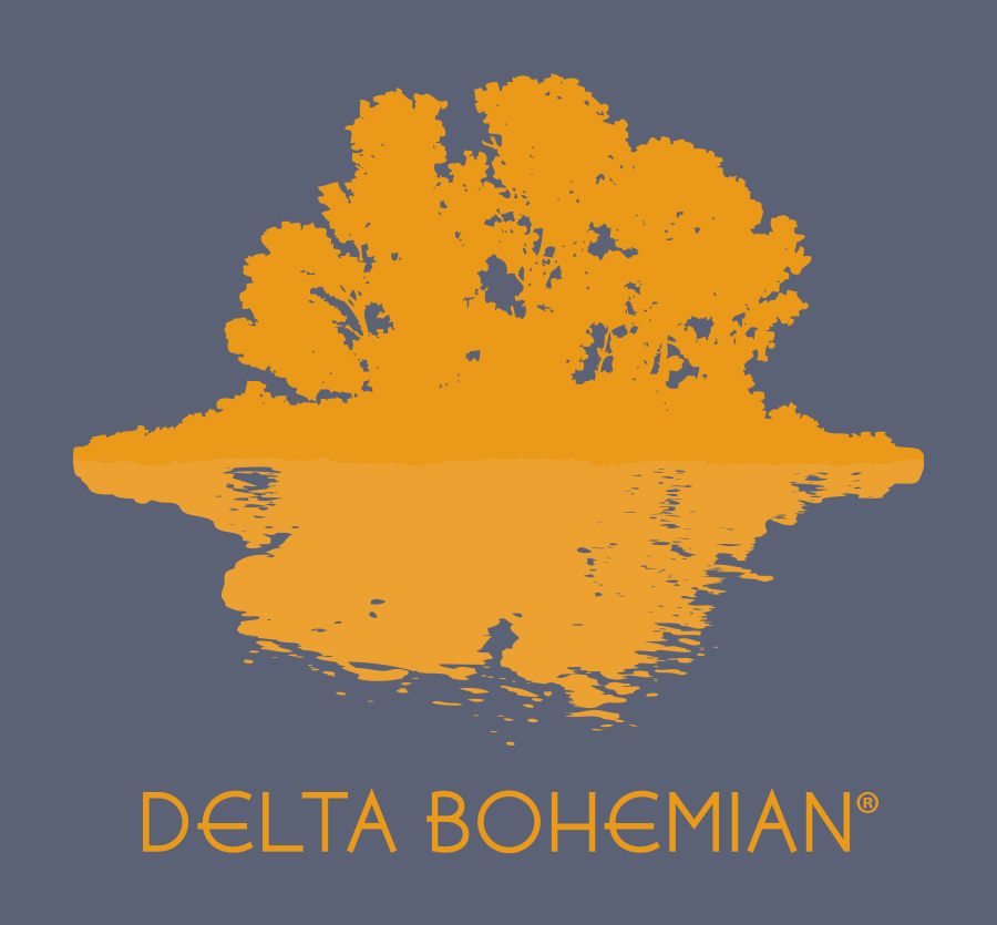 Delta Bohemian logo designed by Khara Woods from Memphis