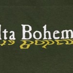 "Delta Bohemian" logo with reflection.