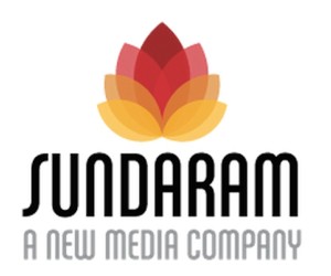 Sundaram logo with flower graphic.