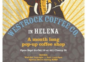 Westrock Coffee Co. pop-up shop in Helena, Arkansas.