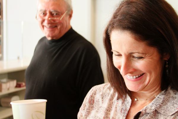 Yazoo Pass owner Meri Tenhet with her father Bobby Schmitz. November 2011