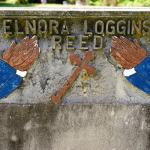 Grave marker for Elnora Loggins Reed.