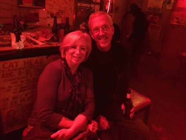 Sandy and Dave Dezcwann at Red's Blues Club