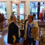 Women shopping in a boutique store.