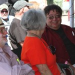 Group of people, some wearing sunglasses.