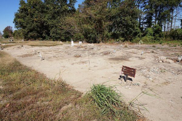 Tutwiler Cemetery seen seen on Delta Bohemian Tour. Photo by Andrea Vlonk