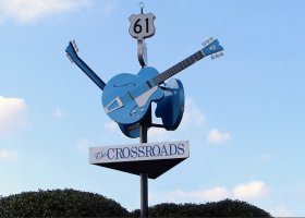 Cool places to stay in Clarksdale are not far from The Crossroads Sign