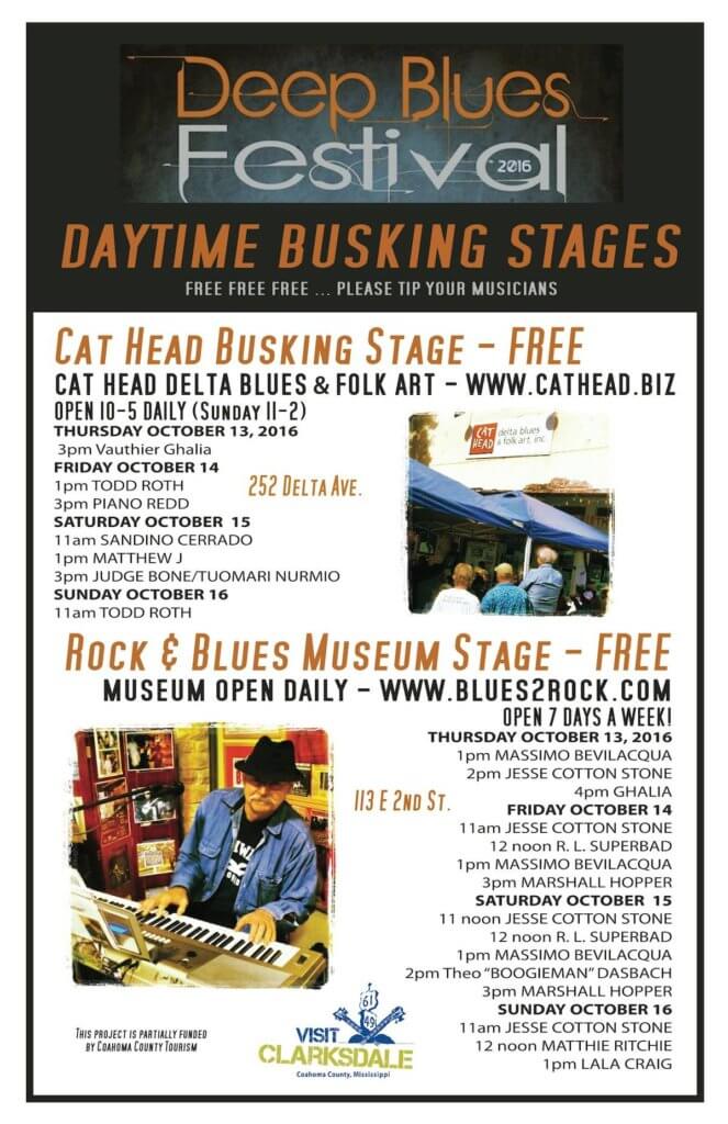 Deep Blues Festival in Clarksdale. MISSISSIPPI DELTA MUSIC CITY 