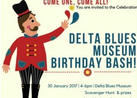 Delta Blues Museum birthday bash invitation