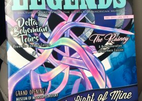 Legends Magazine December 2017 January 2018 cover features Delta Bohemian Tours