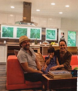 Bradley Gordon and family in Oxford Magazine A Home Built For Three