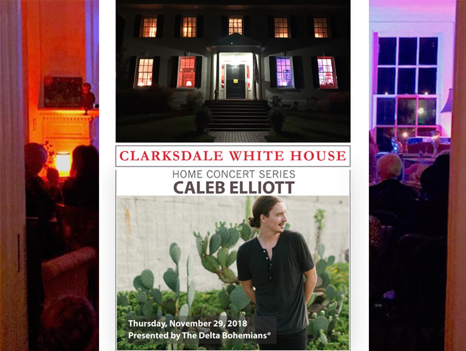 Clarksdale White House Home Concert Series features Caleb Elliott