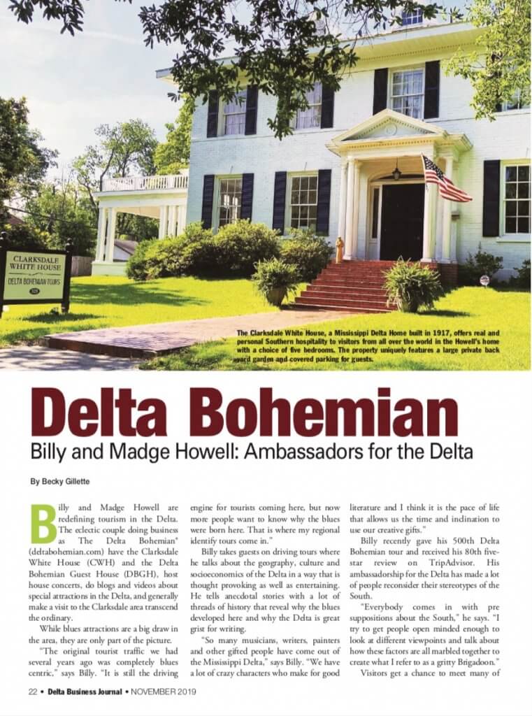 DBJ features Delta Bohemians Billy and Madge Howell