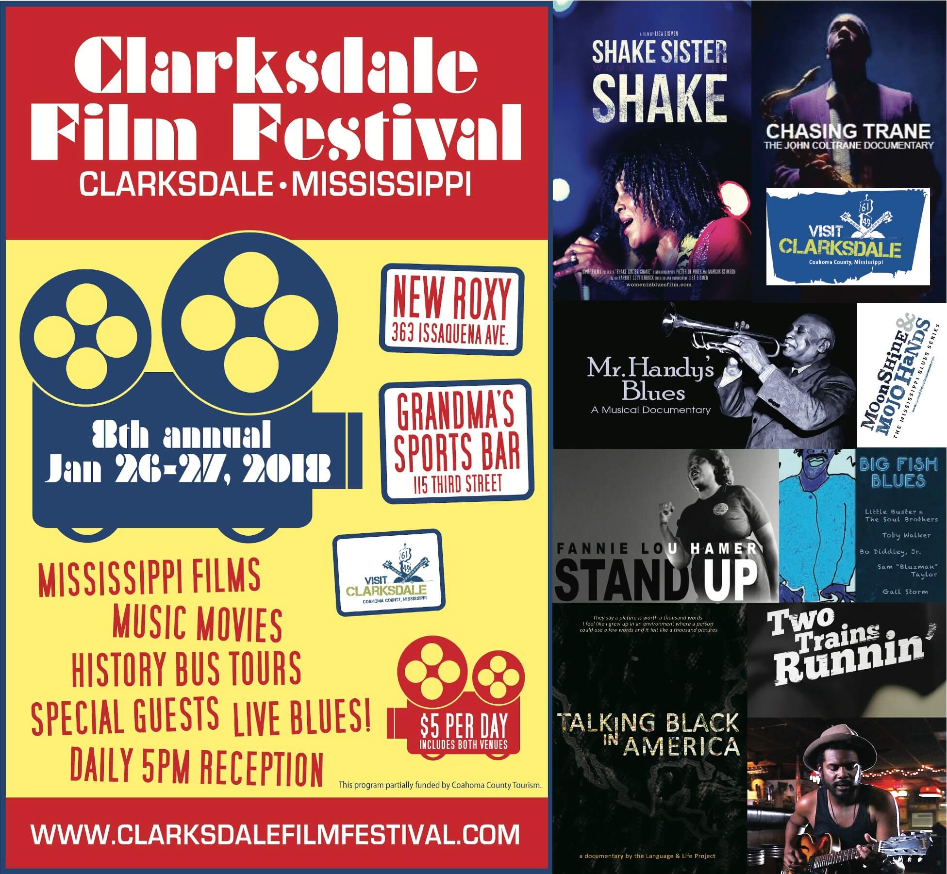 Clarksdale Film Festival promotional poster