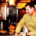 Executive Chef Dan Blumenthal in the Kitchen during FRENCH NIGHT MADIDI. Photo by Callie Riddell.