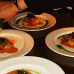 Executive Chef Dan Blumnethal's beautiful dish for FRENCH NIGHT MADIDI. Photo by Callie Riddell.