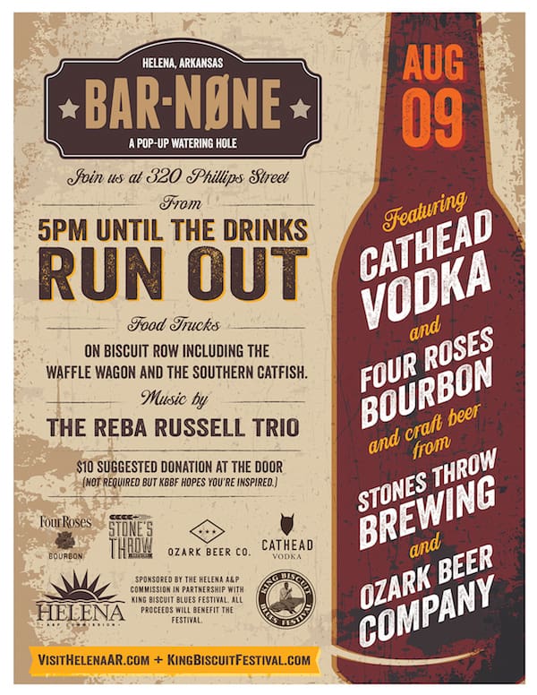 Helena pop-up bar event announcement