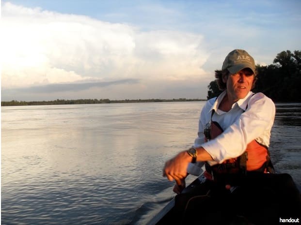 Mike Clark canoeist and owner of Big Muddy Adventures. Photo courtesy of Mike Clark