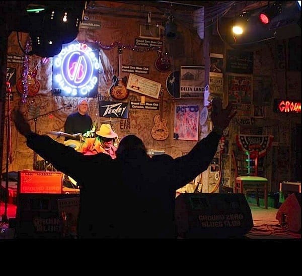 Billy "Poor William" Howell and Leo "Bud" Welch at GZBC. Photo credit: Clay Motley