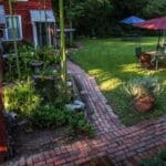 The back yard of the Clarksdale White House and Delta Bohemian Guest House. Photo by Rory Doyle