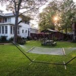 The back yard of the Clarksdale White House and Delta Bohemian Guest House. Photo by Rory Doyle