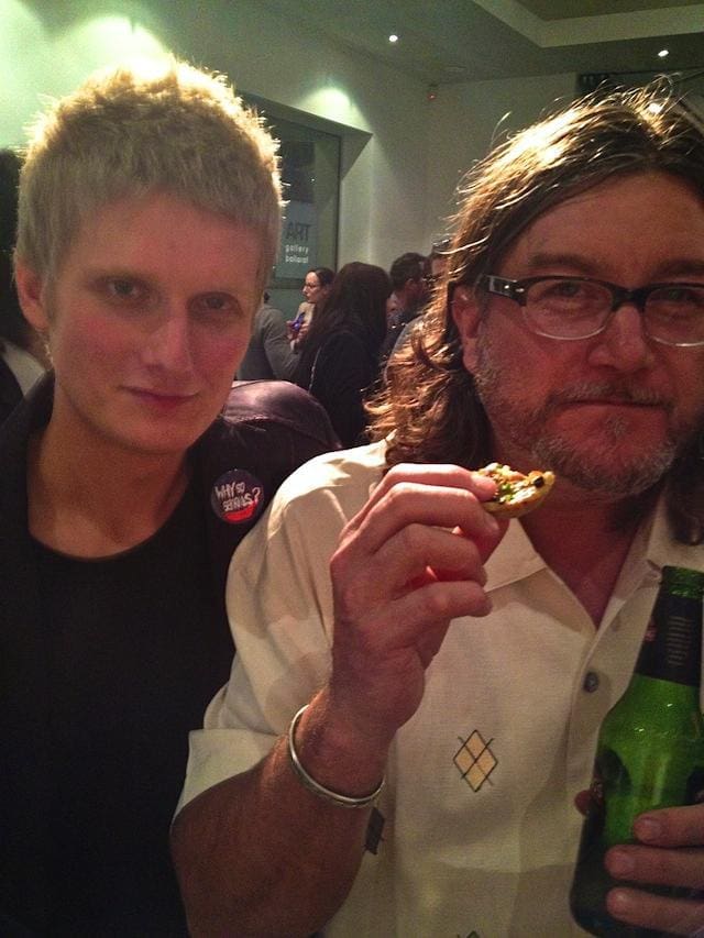 Mateusz Buczko, who Madge thought was adorable, and Poor William share a conversation but not appetite.
