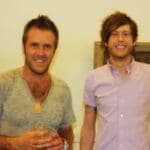 Artists Bradley Gordon and Austin Britt. Photo by DB