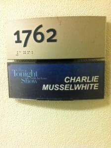 Charlie Musselwhite's Dressing Room - The Tonight Show
