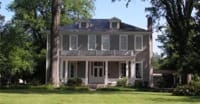 Two-story brick home with columns