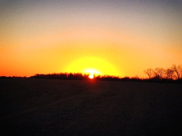 Sunset in the Mississippi Delta. ©2014 Photo by DELTA BOHEMIAN®