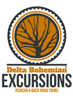 Delta Bohemian Excursions logo with tree