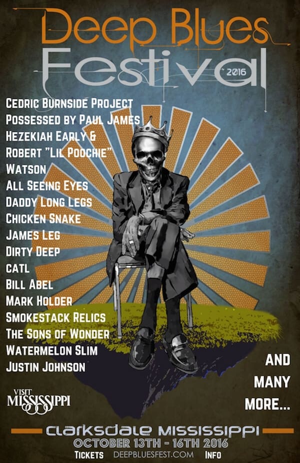 DEEP BLUES FESTIVAL 2016 in Clarksdale at NEW ROXY and JUKE JOINT CHAPEL